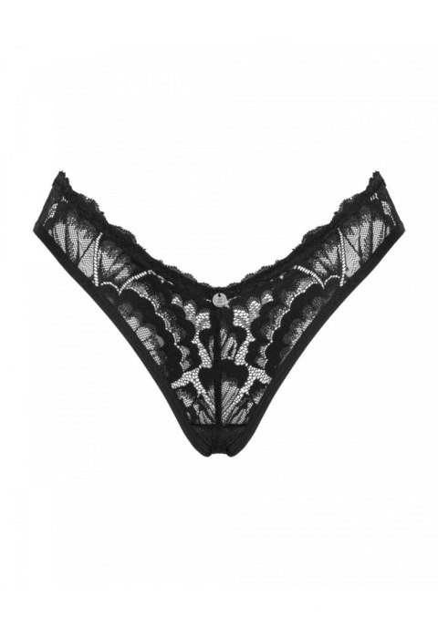 Bielizna-Alessya figi czarne XS/S Obsessive