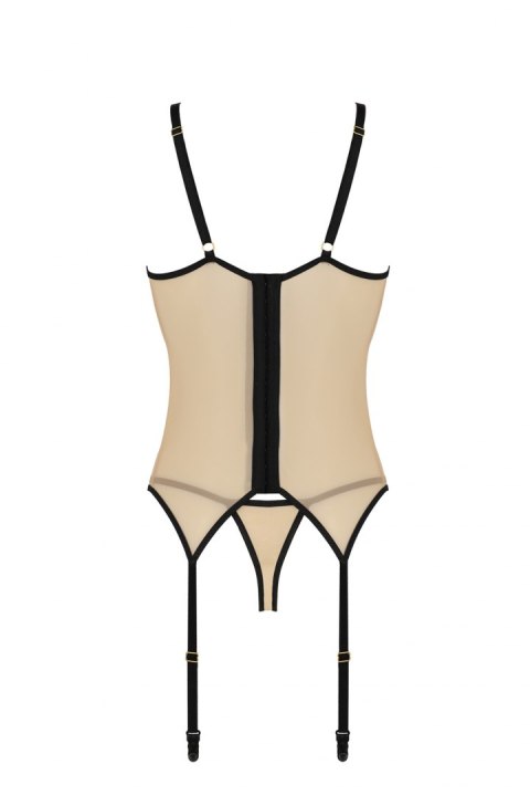 Bielizna-DAISY CORSET beige XXL/XXXL Casmir