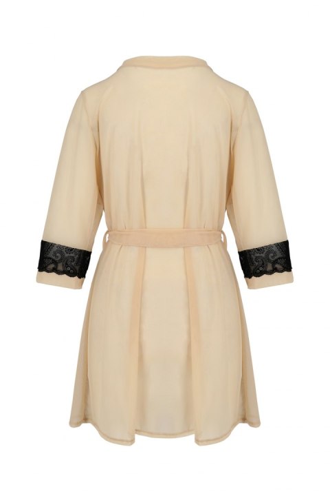 Bielizna-DAISY PEIGNOIR beige XXL/XXXL Casmir
