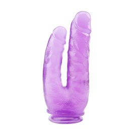Podwójny wibrator dildo 9.4 Inch Dildo-Purple HI-Rubber