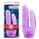 Podwójny wibrator dildo 9.4 Inch Dildo-Purple HI-Rubber