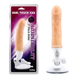 Wibrator z przyssawką Adjustability-Pitch Dildo 7 Real Touch XXX