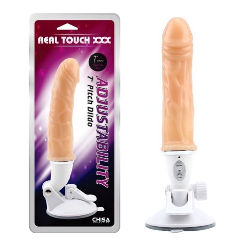 Wibrator z przyssawką Adjustability-Pitch Dildo 7 Real Touch XXX