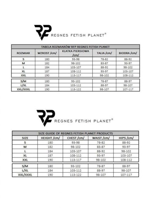 Regnes - CRD011 rękawiczki czarny L/XL Regnes Fetish Planet