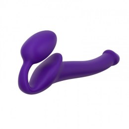 SEMI-REALISTIC BENDABLE STRAP-ON PURPLE - S Strap-on-me