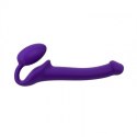 SEMI-REALISTIC BENDABLE STRAP-ON PURPLE - S Strap-on-me
