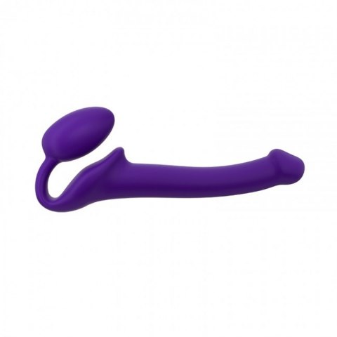 SEMI-REALISTIC BENDABLE STRAP-ON PURPLE - S Strap-on-me