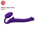 SEMI-REALISTIC BENDABLE STRAP-ON PURPLE - S Strap-on-me