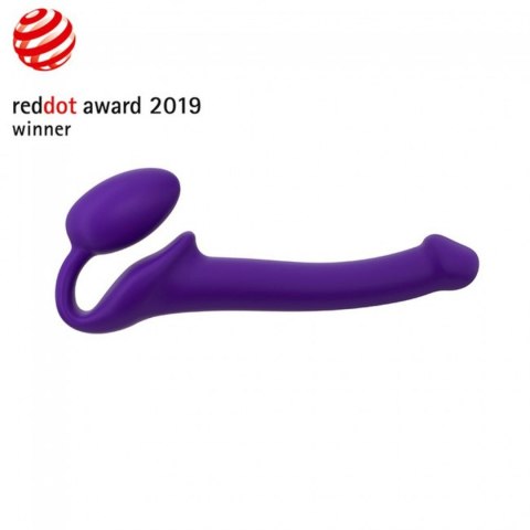 SEMI-REALISTIC BENDABLE STRAP-ON PURPLE - S Strap-on-me