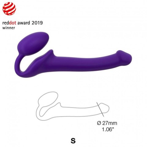 SEMI-REALISTIC BENDABLE STRAP-ON PURPLE - S Strap-on-me