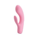 Wibrator z masażerem łechtaczki i wypustkami 15cm Pretty Love