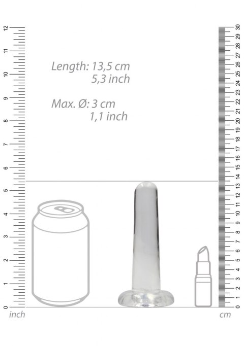Non Realistic Dildo with Suction Cup - 5,3""/ 13,5 cm RealRock