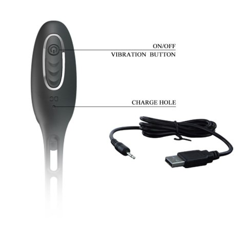 Zestaw erotyczny 4 cz. plug ring nakładka penisa