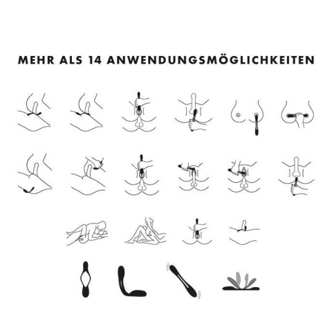 Wibrator dla par podwójny elastic game Satisfyer