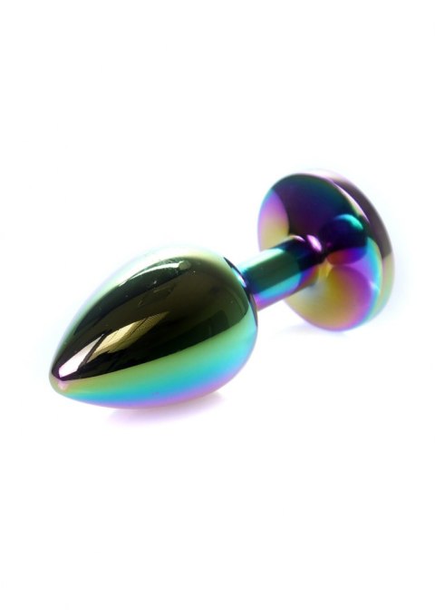 Korek analny ozdobny z kryształkiem metalowy 7cm Boss Series HeavyFun