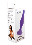 Korek analny plug silikonowy przyssawka 11cm sex Boss Series HeavyFun