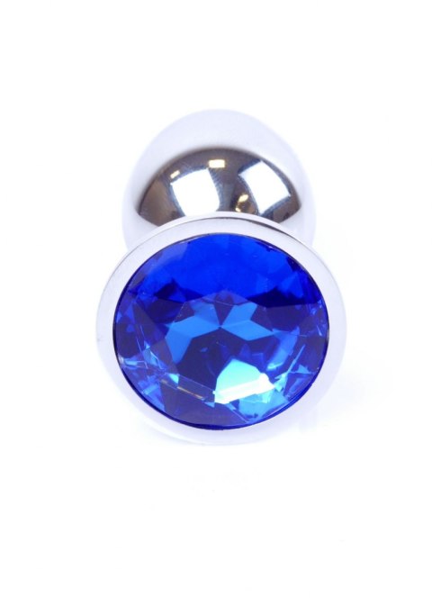Metalowy korek analny stalowy plug kryształ 7cm Boss Series HeavyFun