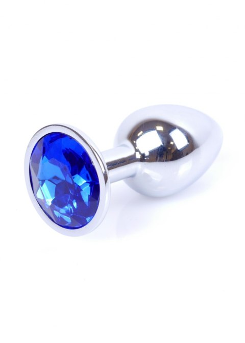Metalowy korek analny stalowy plug kryształ 7cm Boss Series HeavyFun
