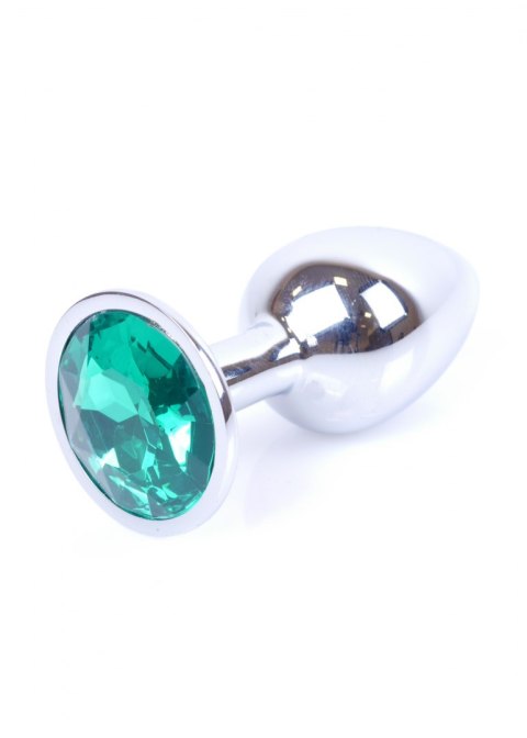 Metalowy korek analny stalowy plug kryształ 7cm Boss Series HeavyFun