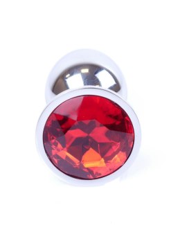 Metalowy korek analny stalowy plug kryształ 7cm Boss Series HeavyFun