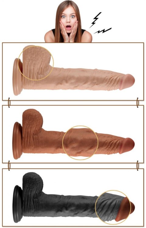 Ogromny penis realistyczna tekstura przyssawka Lovetoy