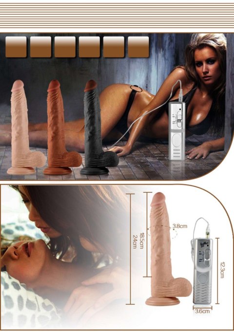 Ogromny penis realistyczna tekstura przyssawka Lovetoy