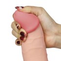 Dildo realistyczne gumowe z przyssawką wibracje Lovetoy