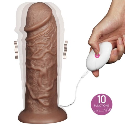 Murzyńskie ogromne dildo żyły i przyssawka 26,5 cm Lovetoy