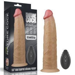 Silikonowy analny penis z przyssawką żylasty 23cm Lovetoy