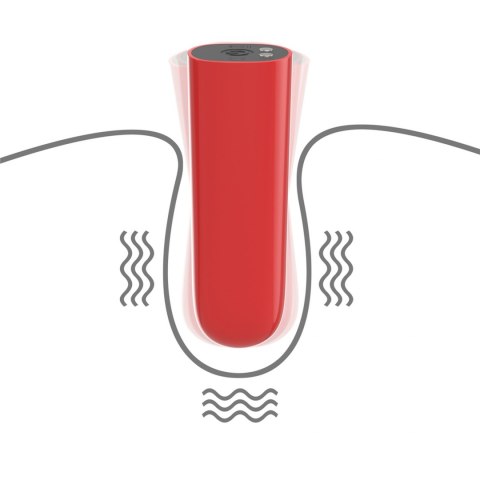 Poręczny mały czerwony wibrator potężne wibracje Lovetoy