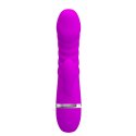 Sex wibrator ze stymulatorem łechtaczki 7tryb 18cm Pretty Love
