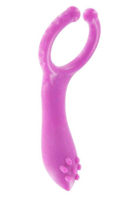 Pierścień-VIBRATING CLIT-STIM C-RING PURPLE ToyJoy Basics
