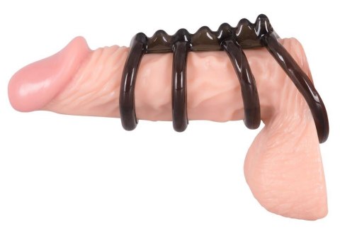 Pierścień na penisa erekcyjny nakładka poczwórny Bad Kitty