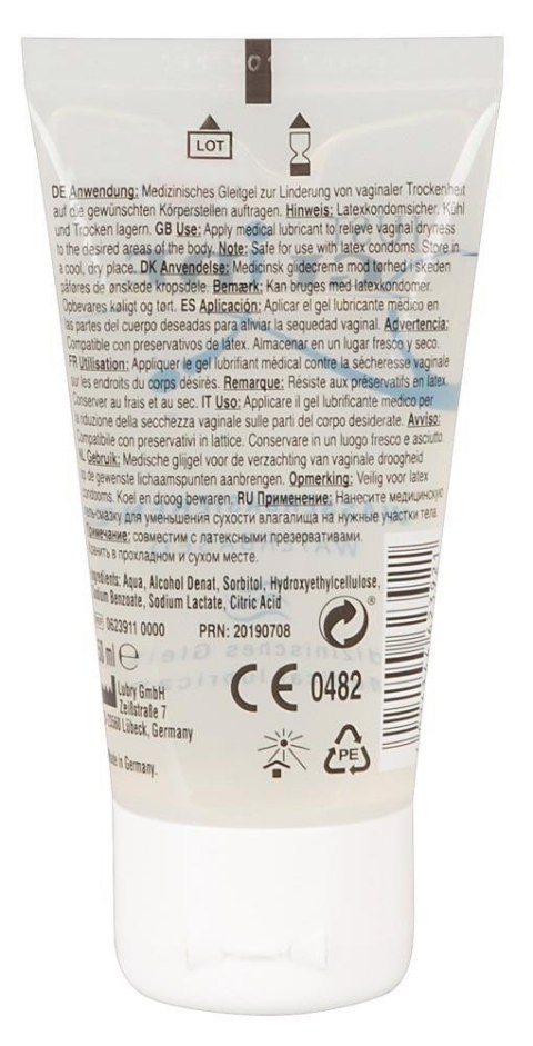 Żel intymny gęsty lubrykant na bazie wody 50 ml Just Glide