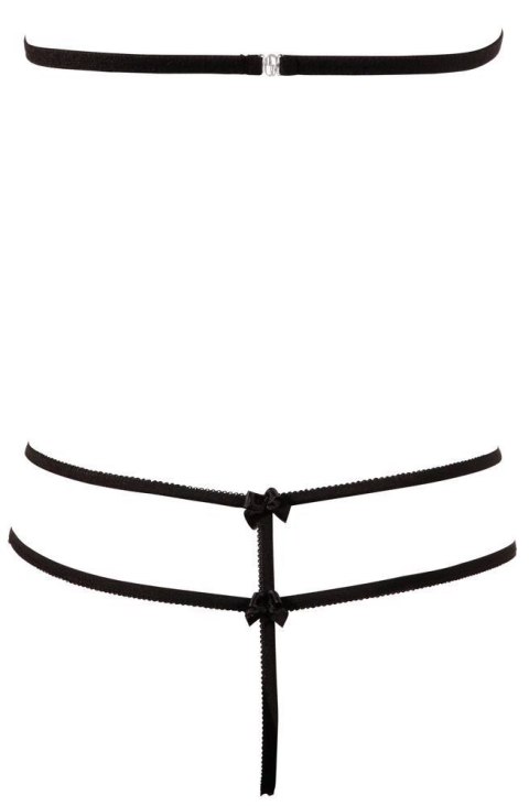 Komplet bielizny czarny 2 cz. S Cottelli LINGERIE