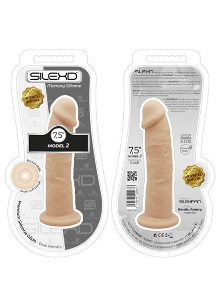 Realistyczny penis kobiece dildo przyssawka 19 cm Silexd
