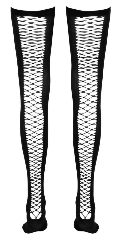 Pończochy samonośne sznurowane M/L Cottelli