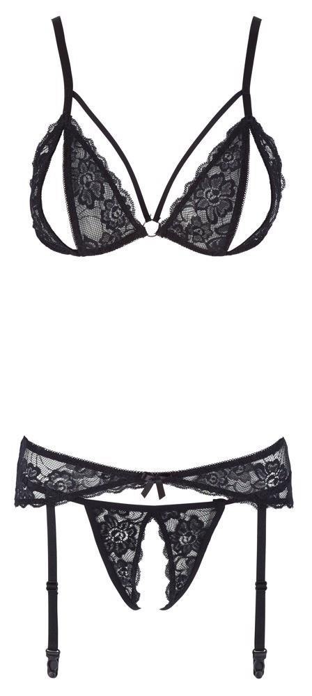 Komplet bielizny 3 częściowy M Cottelli LINGERIE
