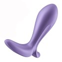 Wibrujący korek analny fiolet sterowany aplikacją Satisfyer