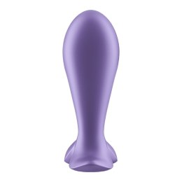 Wibrujący korek analny fiolet sterowany aplikacją Satisfyer