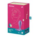 Wibrujący korek analny fiolet sterowany aplikacją Satisfyer