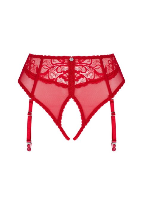 Figi otwarte w kroku z paskami do pończoch XL/2XL Obsessive