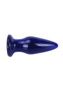 Szklany wibrujący korek analny sex buttplug 11cm TOYJOY