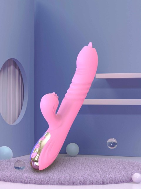 Wibrator posuwisty maszyna orgazmowa z językiem Boss Series