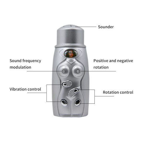 BAILE -REALISTIC VAGINA AND ASS, Vibration Rotation Heating function Sex talk BAILE