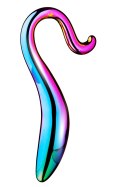 Dildo szklane zakręcone eleganckie bezpieczne 18cm Dream Toys