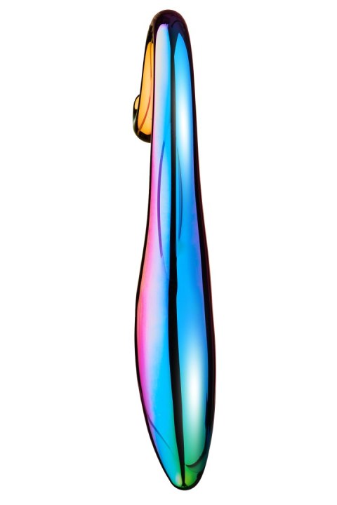 Dildo szklane zakręcone eleganckie bezpieczne 18cm Dream Toys