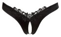 G-String Pearls black S Cottelli LINGERIE