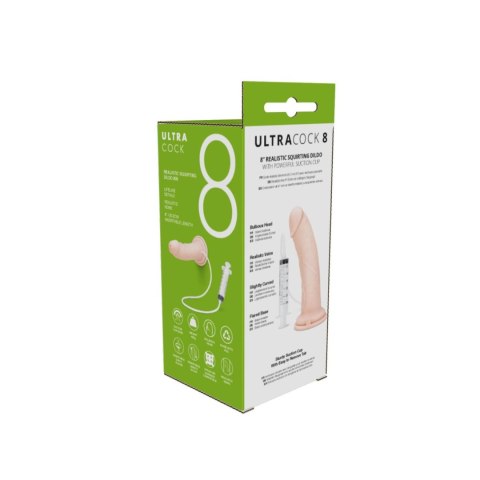 Dildo z funkcją wytrysku 8in Me You Us