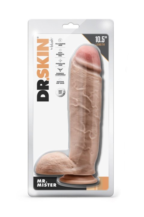 Gruby penis duże realistyczne dildo przyssawka 27c Blush